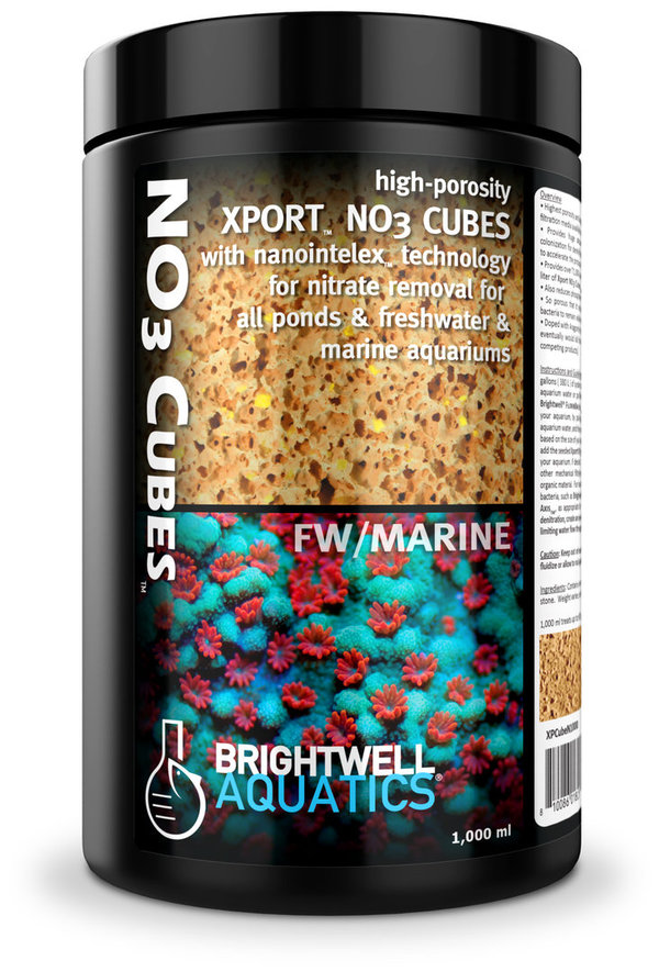 Brightwell Xport NO3 Cubes 250ml für bis zu 600 Liter Aquarien